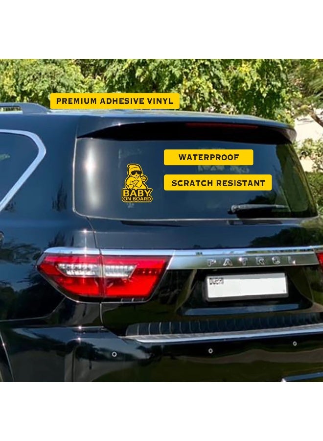 ملصق طفل على متن السيارة – تحذير سلامة للسيارات - Image 3